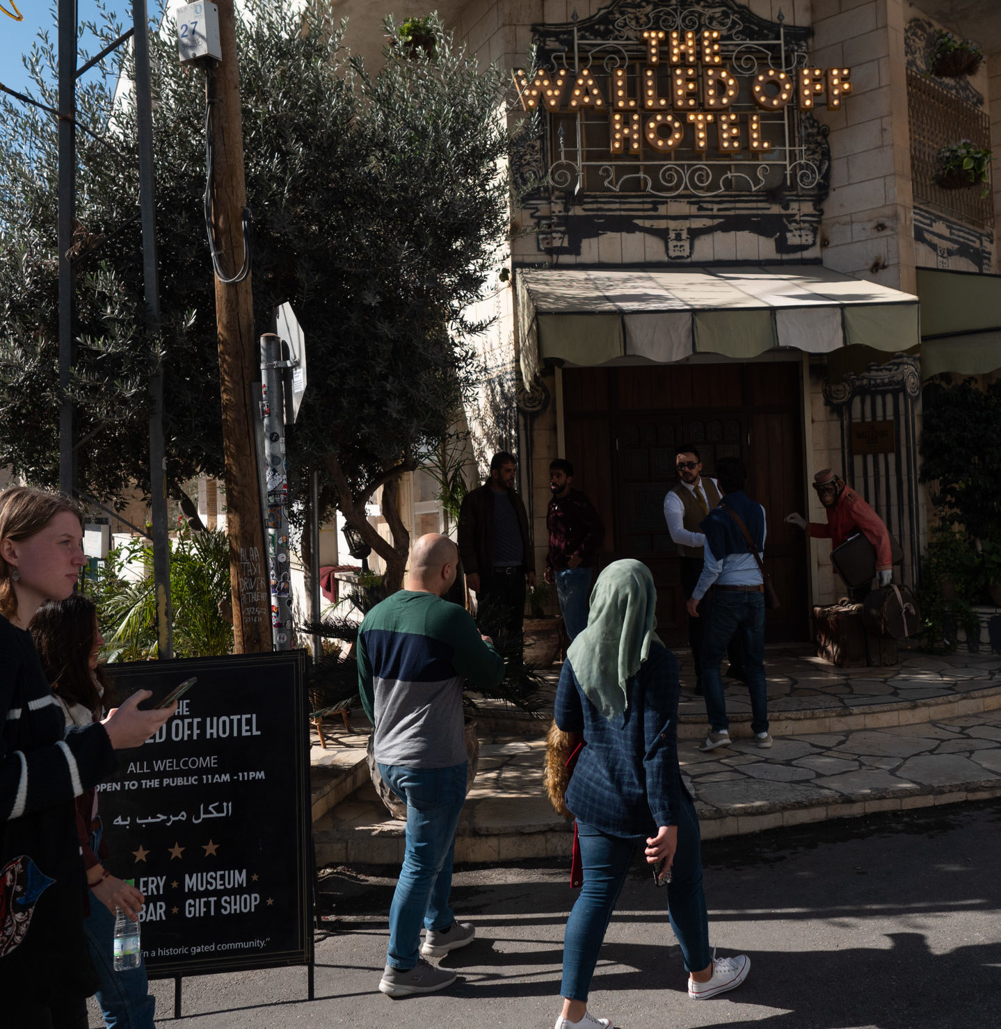 Since “The Walled Off Hotel” opened in 2017, it became one of the most visited sights in Palestine. Located between the "Rachel's Crossing" checkpoint to Jerusalem and the centre of Bethlehem, the project by the British street artist Banksy brings tourists from all over the world to one of the Israeli-Palestinian conflict hotspots. 