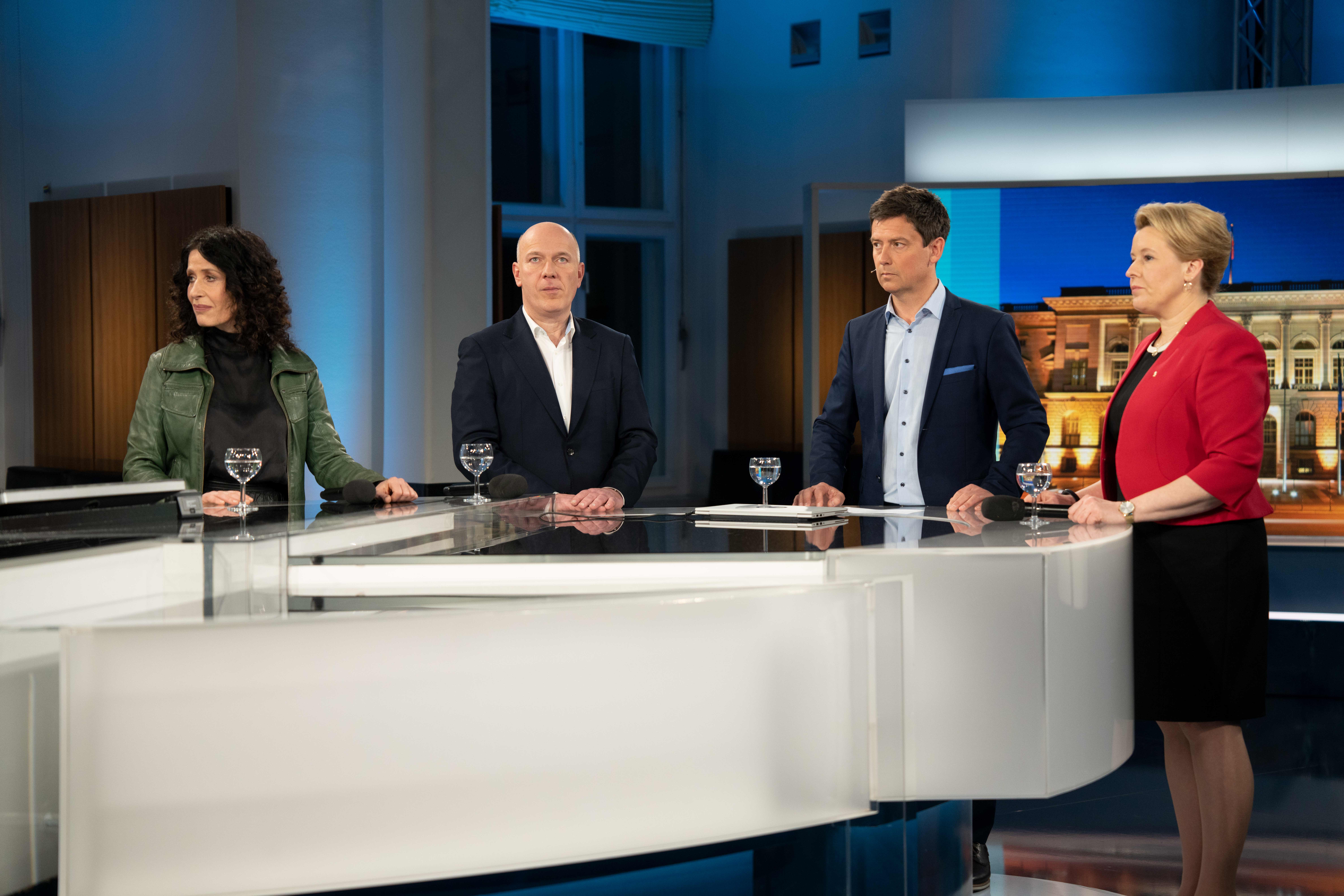 Giffey, Jarasch und Wegener bei den Öffentlich-Rechtlichen nach der Berlin-Wahl 2023