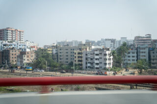 Blick über die Hauptstadt von Bangladesch, Dhaka